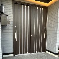 リフォーム後の玄関引戸